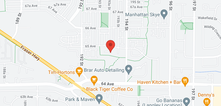 map of 409 19340 65 AVENUE